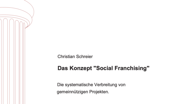 Das Konzept “Social Franchising”