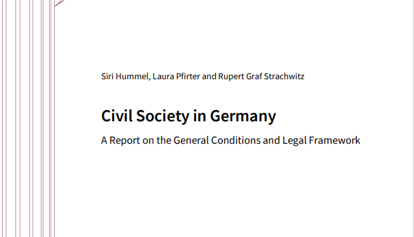 On the State and General Condition of Civil Society in Germany