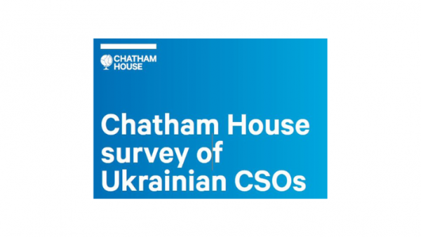 Chatham House publishes survey of Ukrainian CSOs
