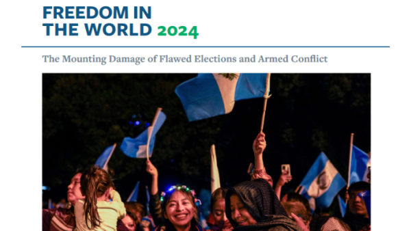 Freedom in the World 2024 Report: The Mounting Damage of Flawed Elections and Armed Conflict