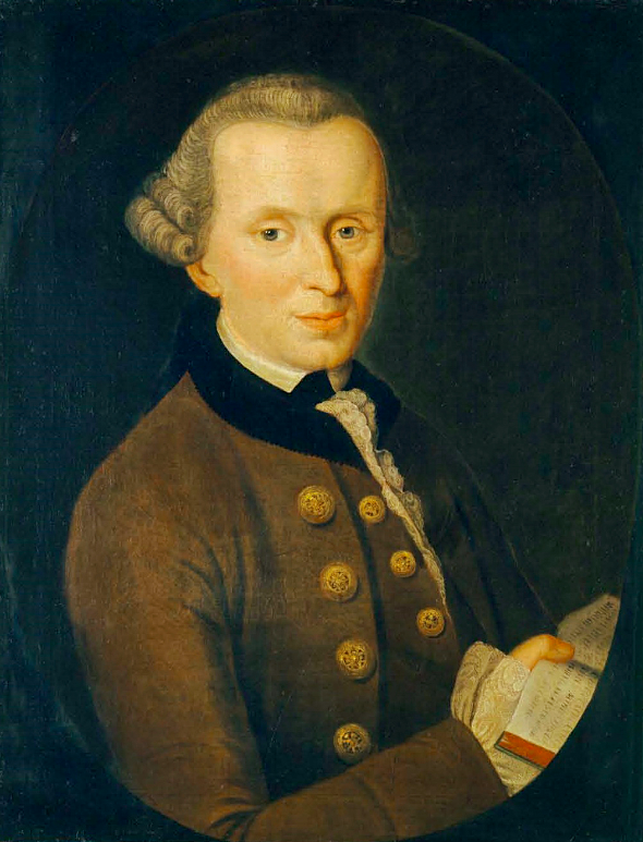 Illustration of Immanuel Kant by Johann Gottlieb Becker
